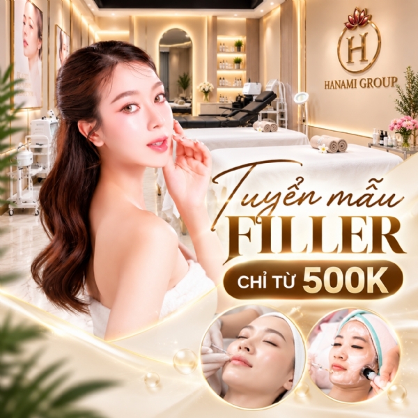 TUYỂN MẪU FILLER CHỈ TỪ 500K TẠI HANAMI GROUP
